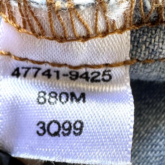 Levis Patchwork Denim Button Down Retro Western Chest Pocket Cotton Blue Large - Picture 4 of 6